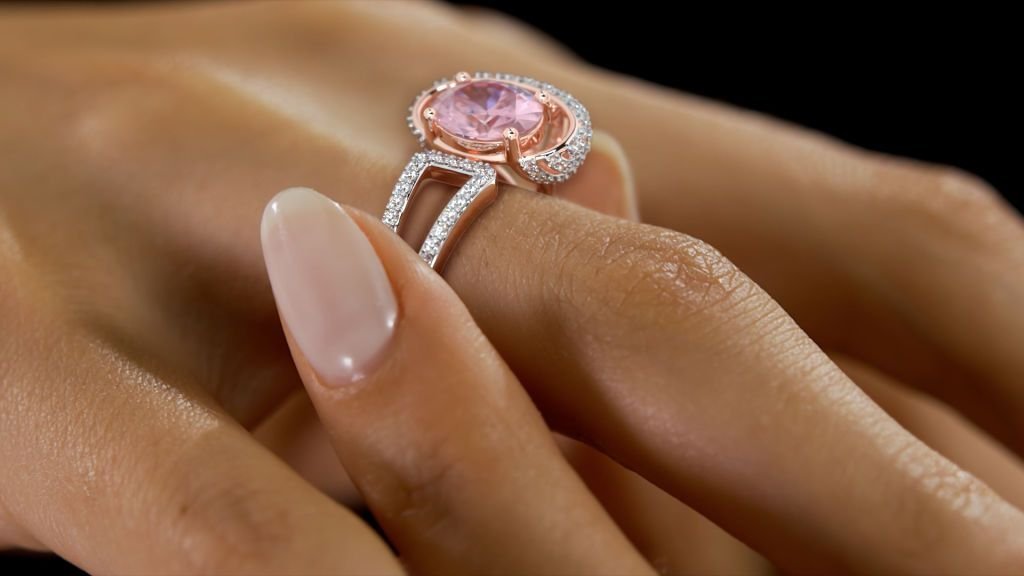 Rose Quartz Ring