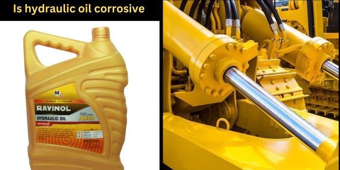 is hydraulic oil corrosive