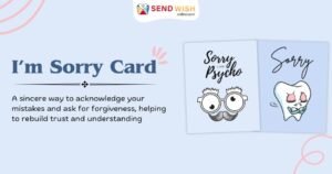 Apology card