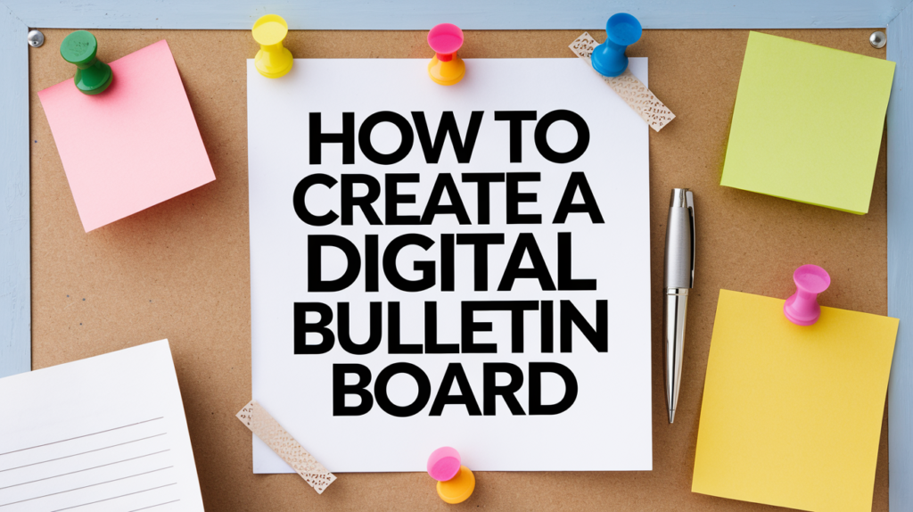 Digital Bulletin Board | Vorson Digital