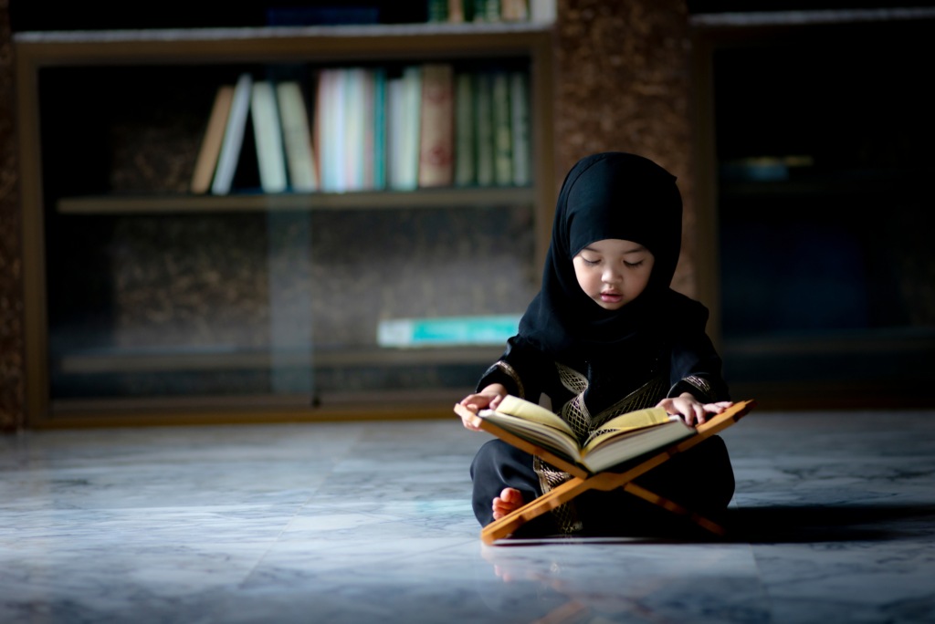 kid with Quran