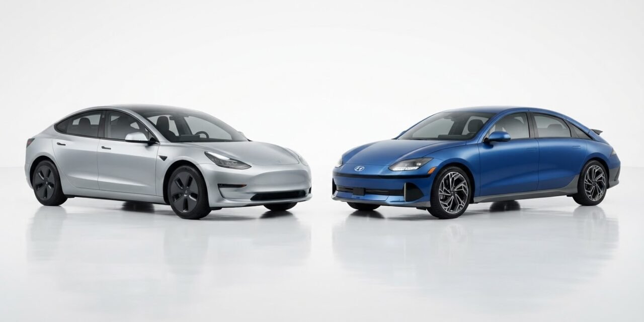Tesla Model 3 vs Hyundai Ioniq 6 Comparison